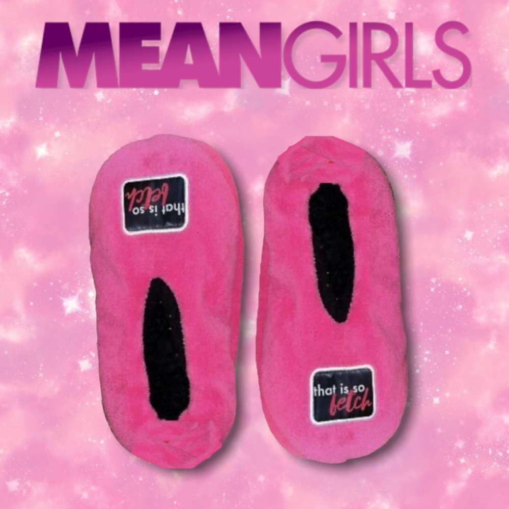 Mean Girls “that’s so fetch” Pink Slippers